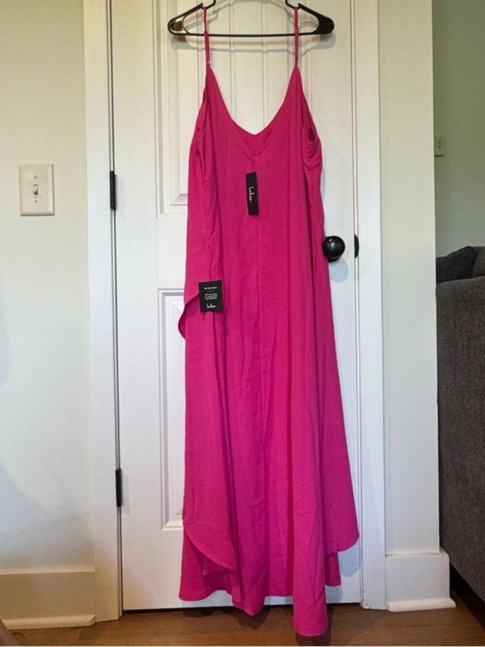pink High Low Dress